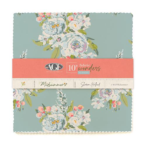 Art Gallery Fabrics - 10" Fabric Wonders - Midsummer By Sharon Holland