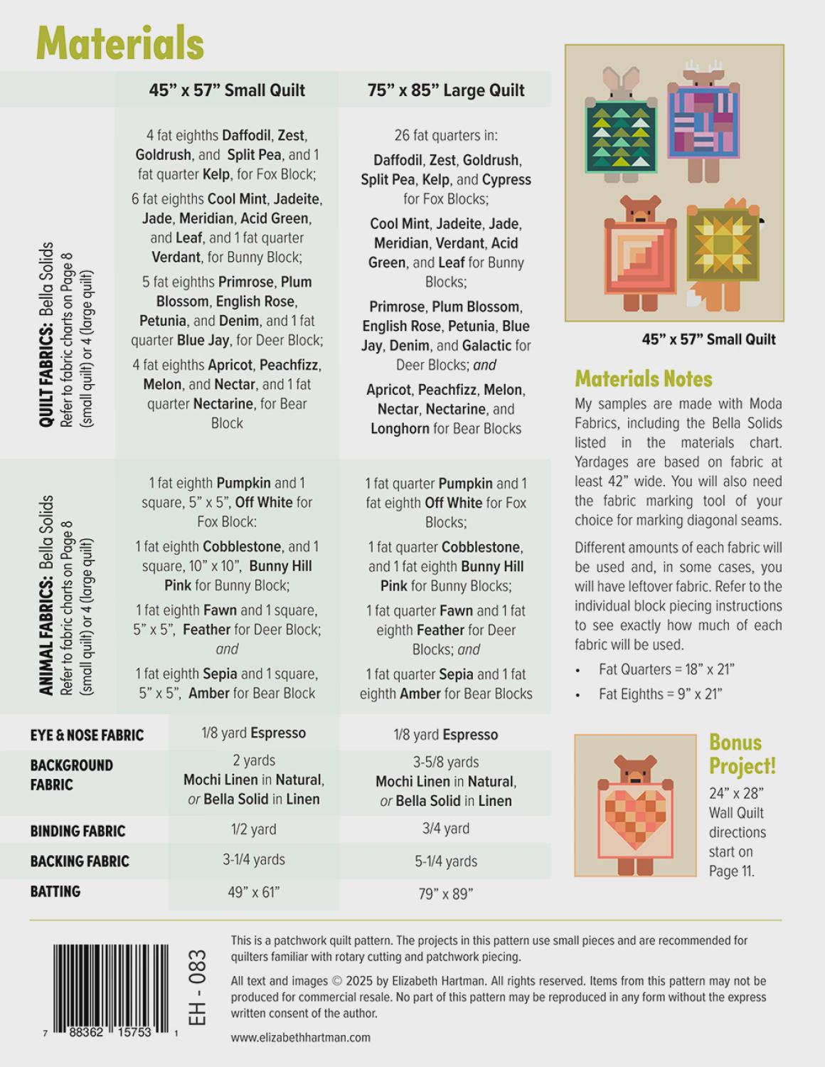 Show And Tell Quilt Pattern By Elizabeth Hartman