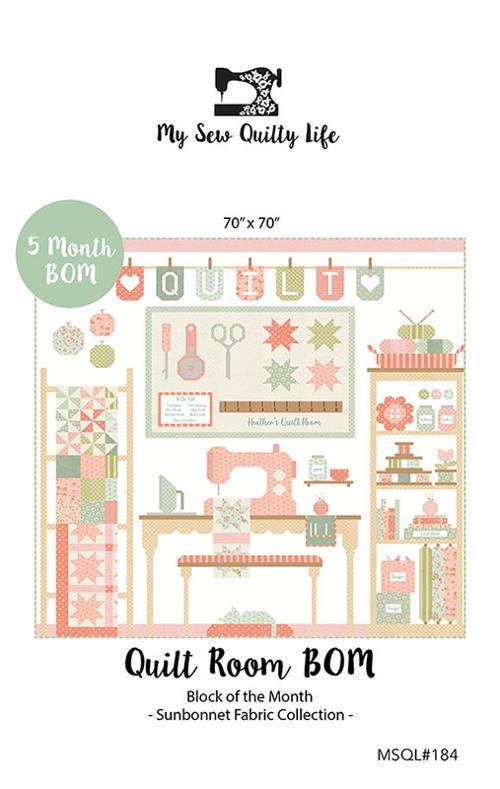 Quilt Room Block Of The Month Quilt Pattern By My Sew Quilty Life