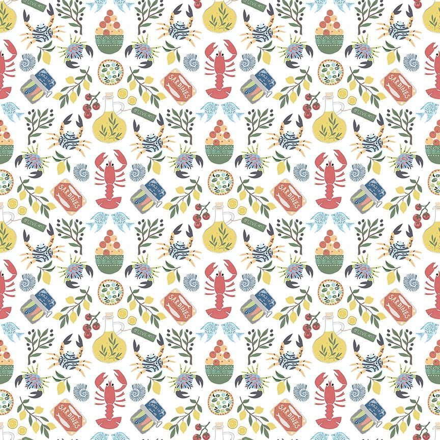 Dear Stella - Wanderlust - Olive You - Seafood - STELLA - D3425 WHITE