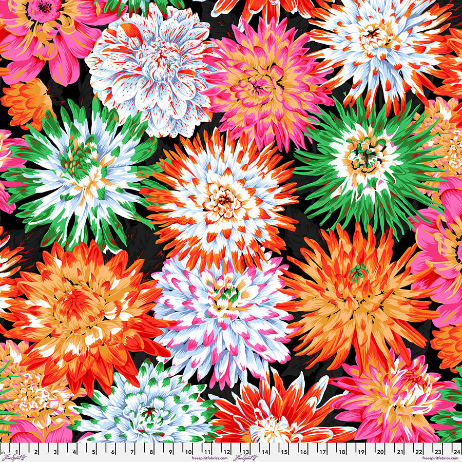 Preorder - FreeSpirit - Kaffe Fassett Collective - Cactus Dahlia - PWPJ054.CONTRAST - Expected Release February 2026