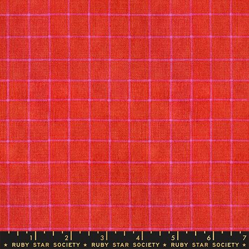 Preorder - Ruby Star - Warp Weft Mystic Fable Collection - Small Windowpane Plaid - RS4156 11 - Expected Release March 2026