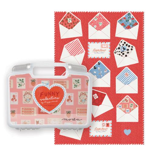 Moda - Lizzy House - Funny Valentine Collection Collectors Bin