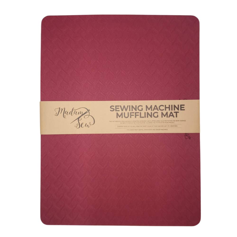 Madam Sew Sewing Machine Muffling Mat - Reduces Sewing Machine Vibrations, Movement and Slipping