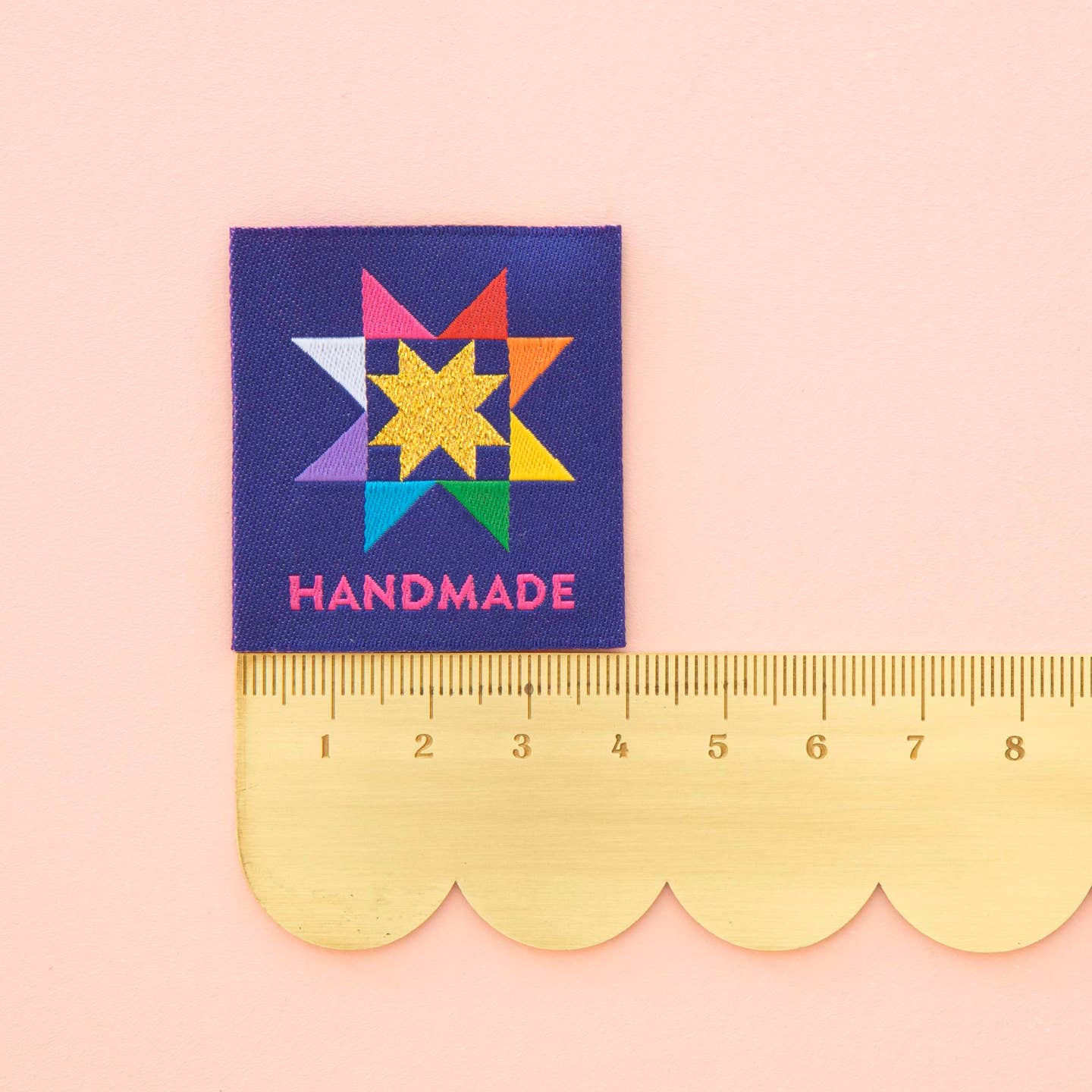 Sarah Hearts - Woven Sewing and Quilting Labels - Handmade Quilt Star