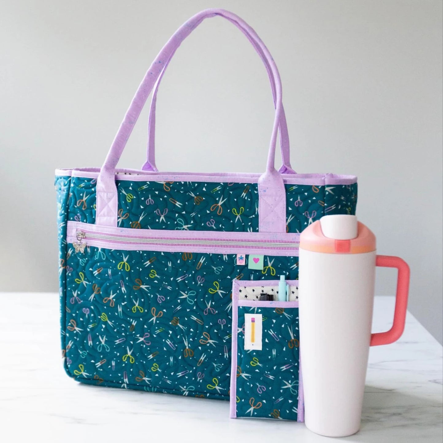Stitch And Stash Tote Bag Pattern By Knot And Thread Design