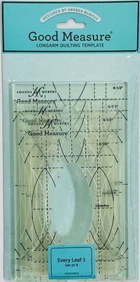 Amanda Murphy - Good Measure - Every Leaf Set 1 Long Arm Quilting Templates