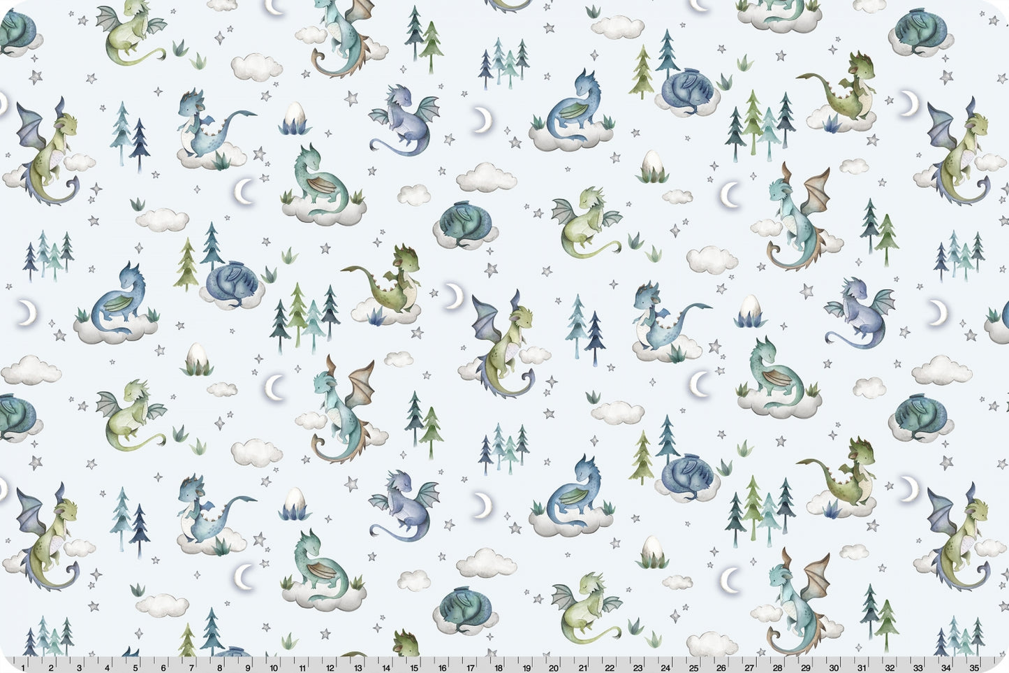 Shannon Fabrics Minky - Dragon Dreams Digital Cuddle - 58"/60" Wide - DCDRAGONDREAMS