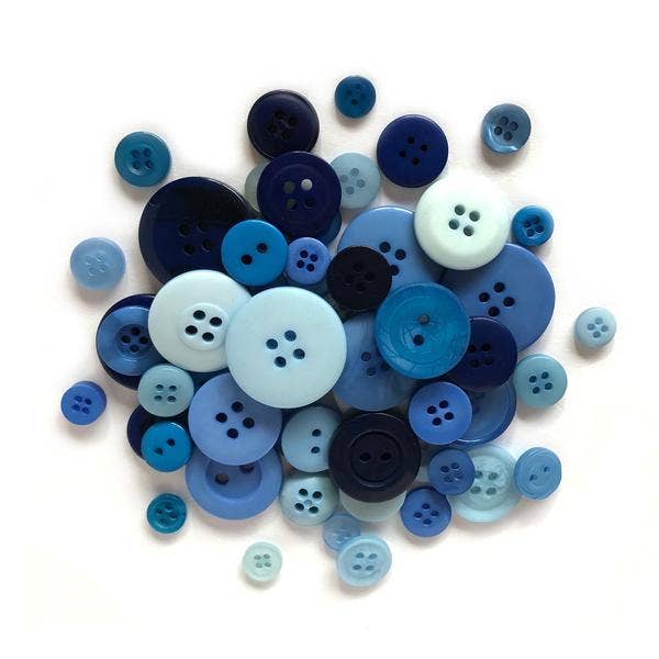 Buttons Galore and More - Ice Storm Blues