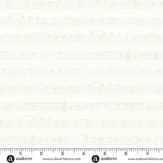 PREORDER - Andover - Alison Glass - Shadow 2026 - Floral Sheet Music Singsong Aubade - A-1222-L - Expected Release April 2026