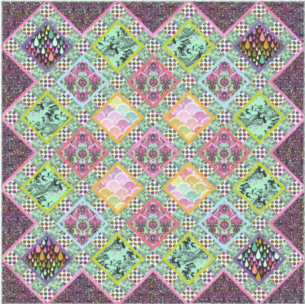 PREORDER - Tula Pink - Prince Charming Deja Vu - Leapfrog Quilt Kit - Ships July 2026