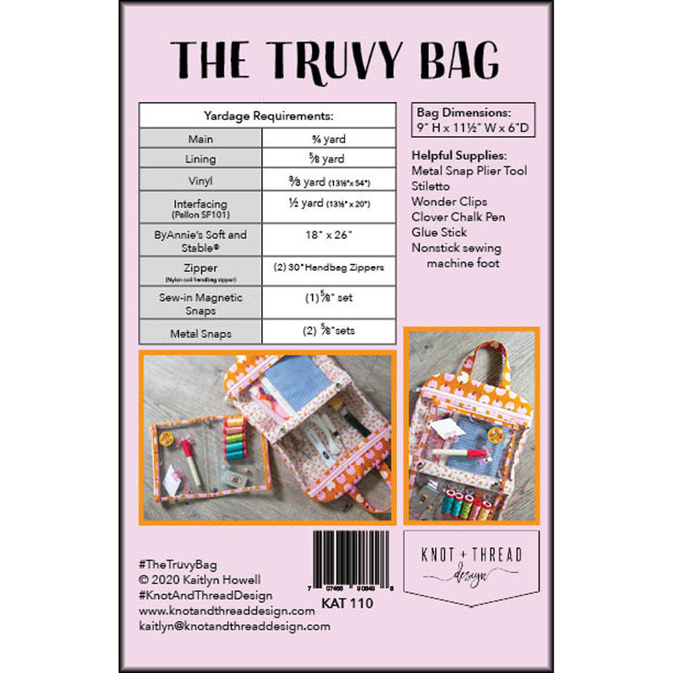The Truvy Bag Pattern By Knot And Thread