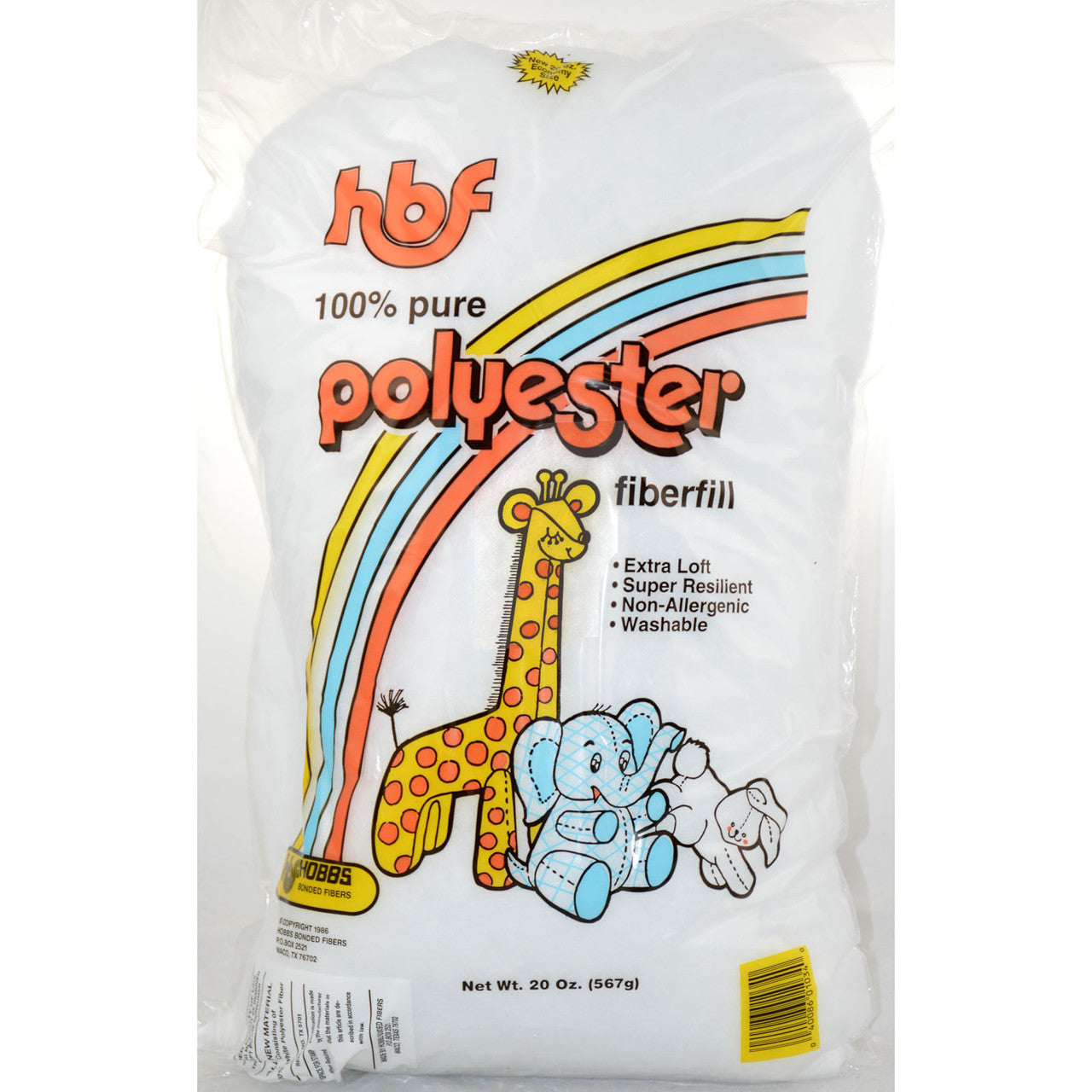 Hobbs Polyester Fiberfill - 20 oz