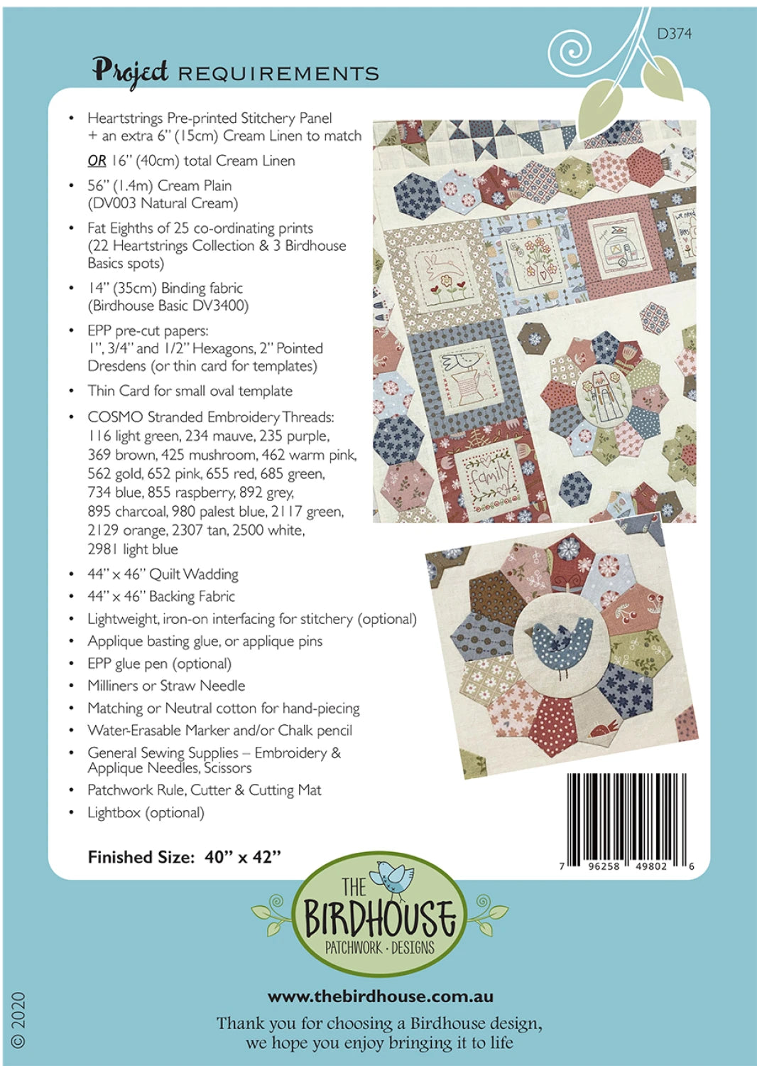 Heartstrings Quilt Pattern By The Birdhouse Patchwork Designs
