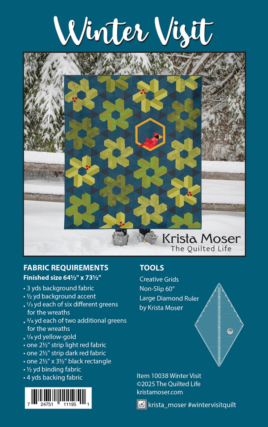 Winter Visit Quilt Pattern By The Quilted Life