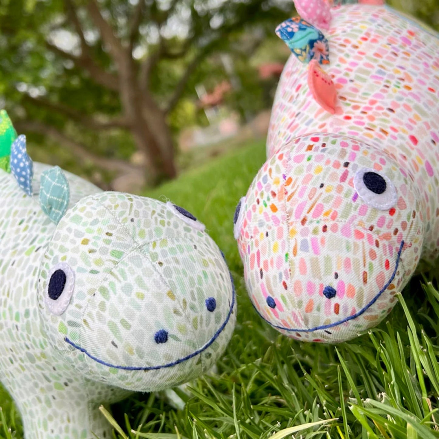 Steg And Saurus Dinosaur Plushies Pattern By Melly And Me