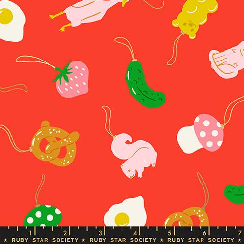 Preorder - Ruby Star Society - Merry Happy - Find The Pickle Christmas Ornaments - RS3097 12M - Ships May 2026