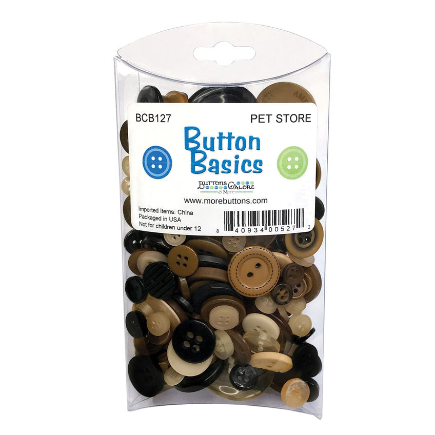 Buttons Galore and More - Button Basics Colorful Craft And Sewing Buttons - Pet Store