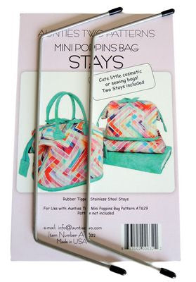 Auntie's Two - Size E Stays Refill For Mini Poppins / City Bag Downtown / Duchy Dopp / Woolly Project Bag - Packaging May Vary