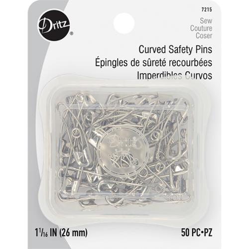 Dritz Curved Safety Pins Size 1 - 50 ct