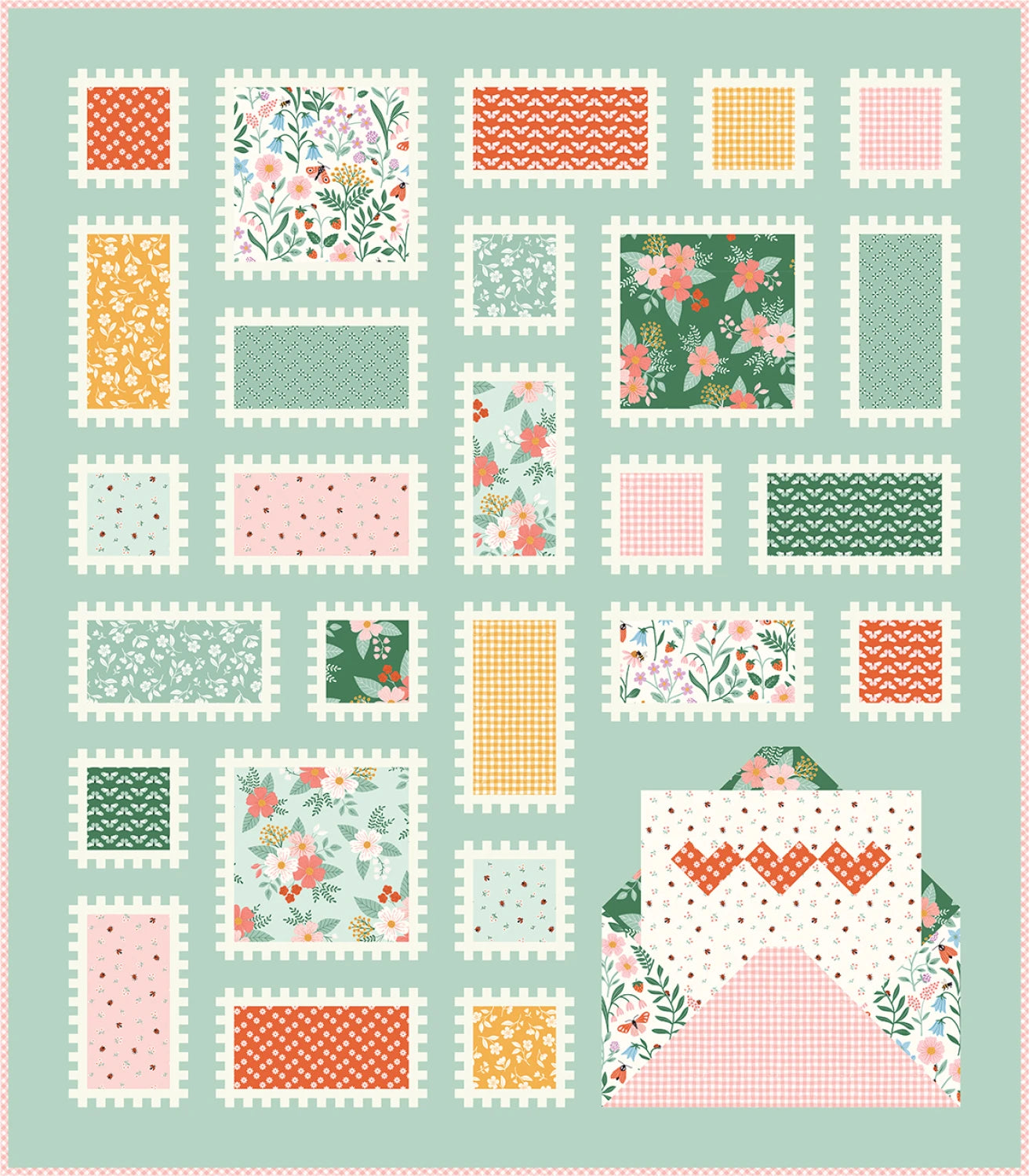 Happy Mail Quilt Pattern By Pen and Paper Patterns