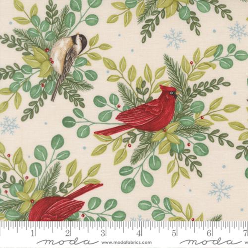 Preorder - Moda - Deb Strain - When Snow Falls - Winter Birds and Greenery - 56170 11 - Ships June 2026