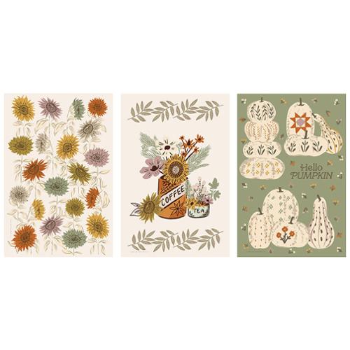 Preorder - Moda - Windfall - Fancy That Design House - Tea Towels Set of 3 - Ships June 2026