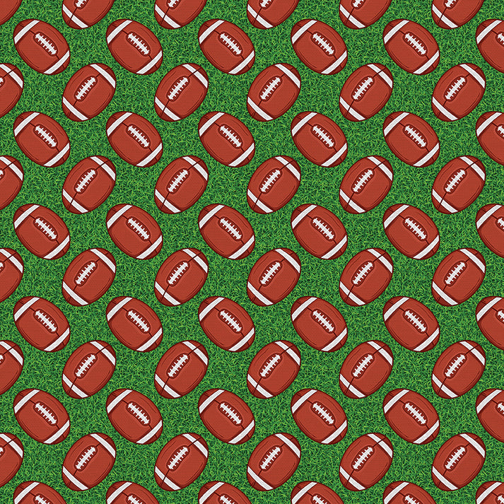 Paintbrush Studio Fabrics - Super Sports - Footballs - 11230994