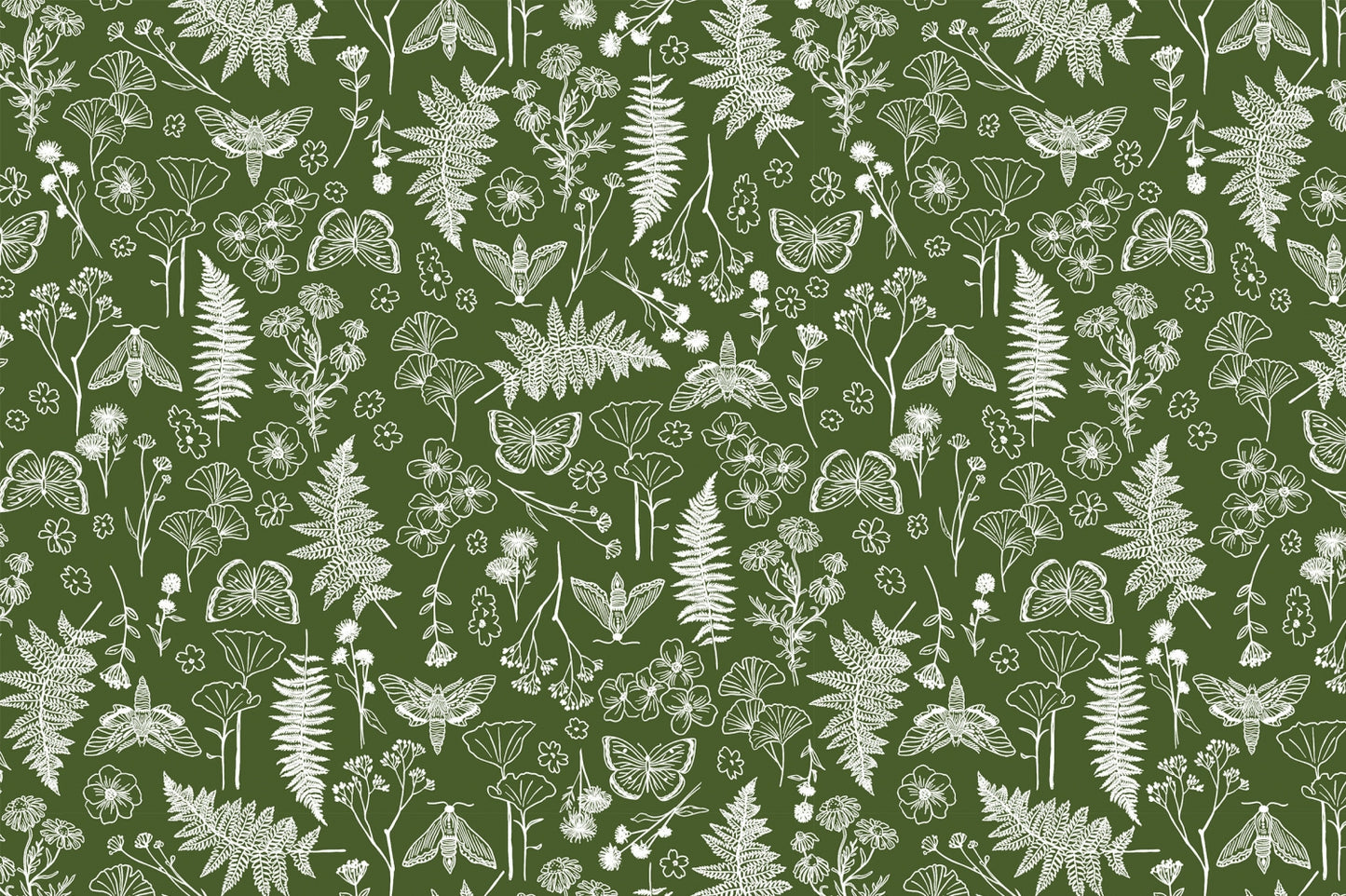 Shannon Fabrics Minky - Whispering Blooms Faegrove Quilting Cuddle Cactus - 43"/44" Wide - QCWBFAEGROVE