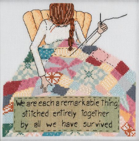 Mill Hill Counted Cross Stitch Kit - Curly Girl Stitched Together