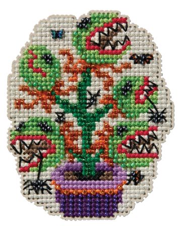 Mill Hill Counted Cross Stitch Kit - Monster Plant