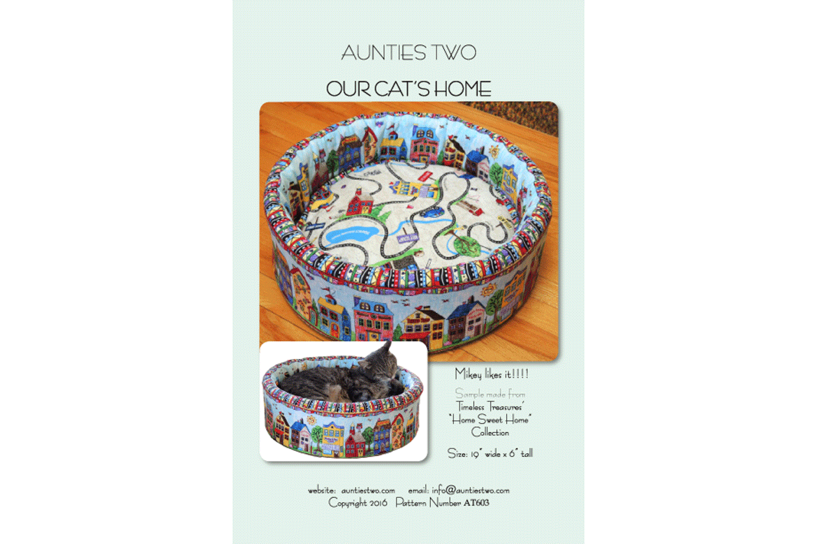 Our Cat's Home Pattern By Aunties Two