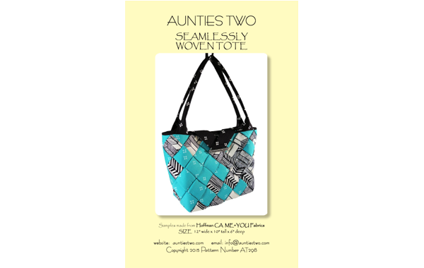 Seamlessly Woven Tote Bag Pattern By Aunties Two