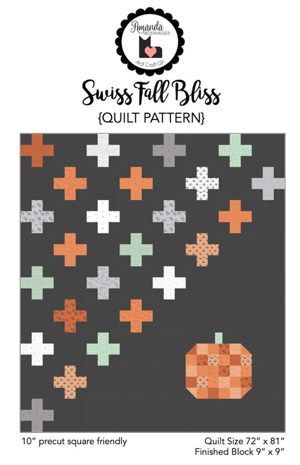 Swiss Fall Bliss Quilt Pattern By Amanda Neiderhauser