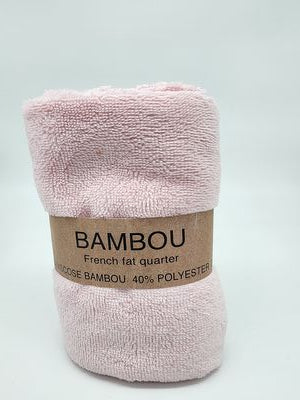 French Fat Quarter Bamboo Light Pink