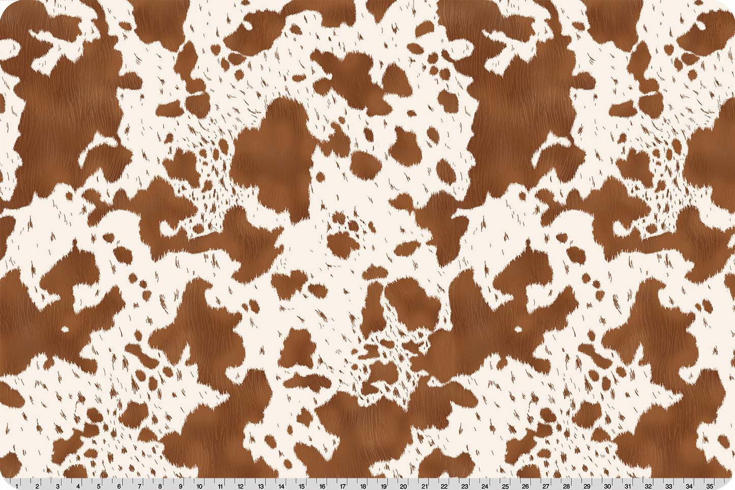 Shannon Fabrics - Echoes of the Range Longhorn Quilting Cuddle - Woodland - 44" Wide - Minky Cuddle Fabric