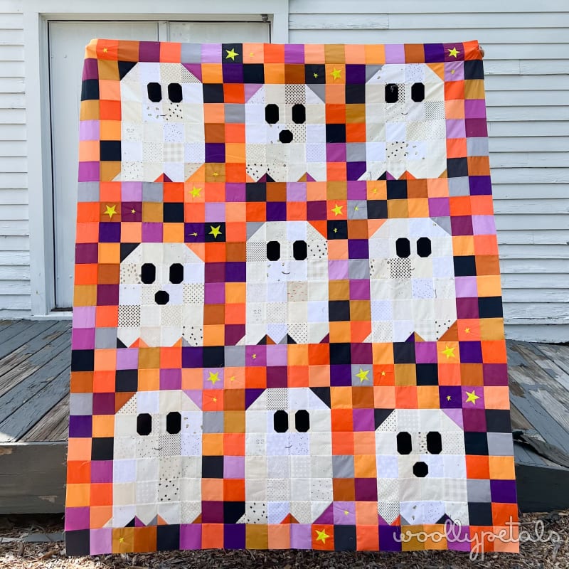 Ghost Party Quilt Pattern By Woolly Petals
