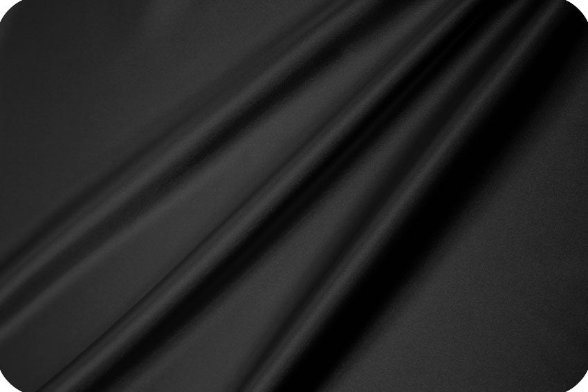 Shannon Fabrics - Silky Satin Solid - Black - 58"/60" Wide - sssblack300