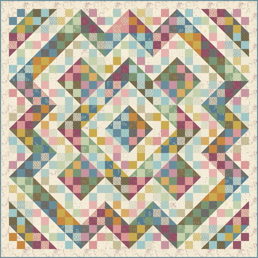Split Nine Quilt Pattern By Laundry Basket Quilts
