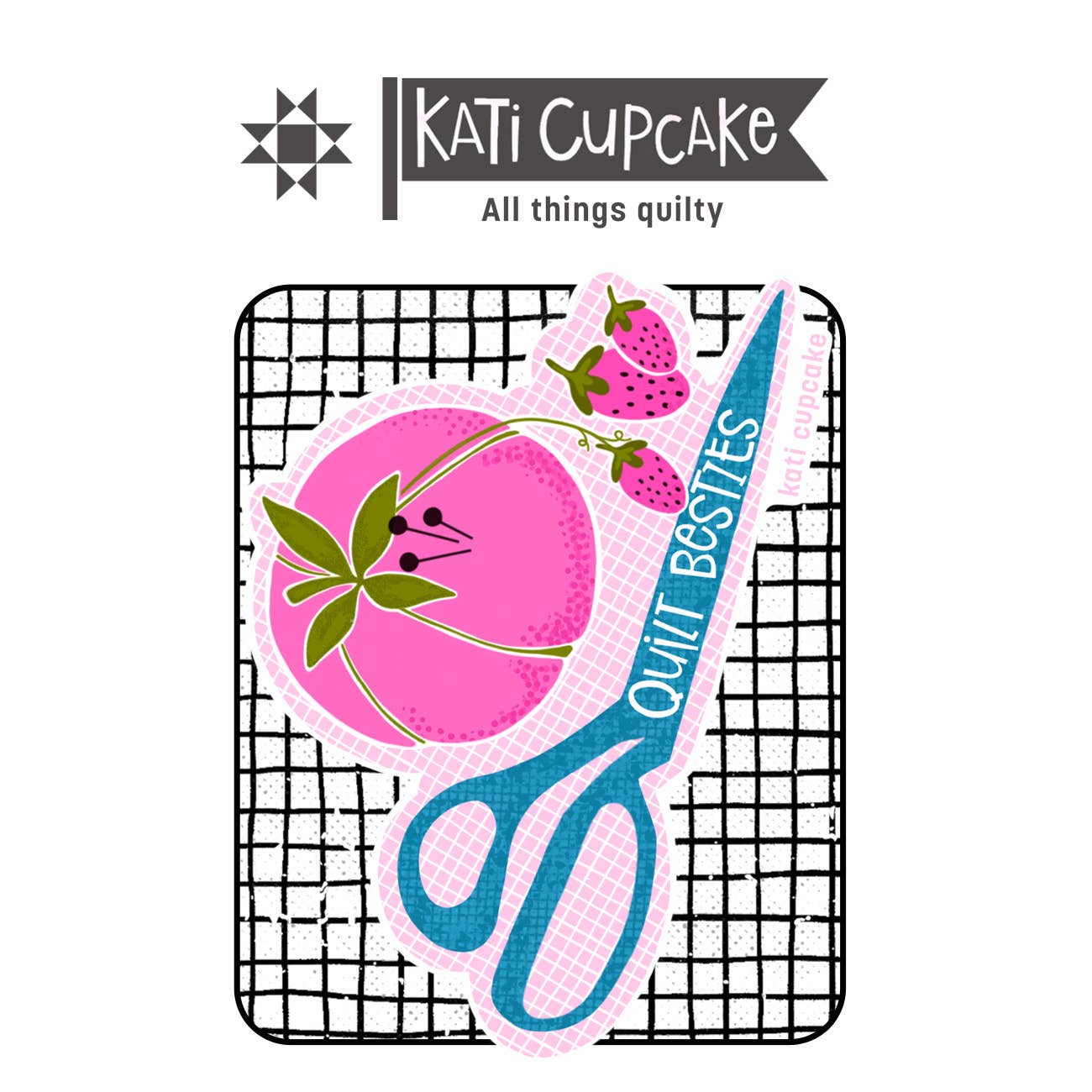 Kati Cupcake - Quilt Besties Sticker