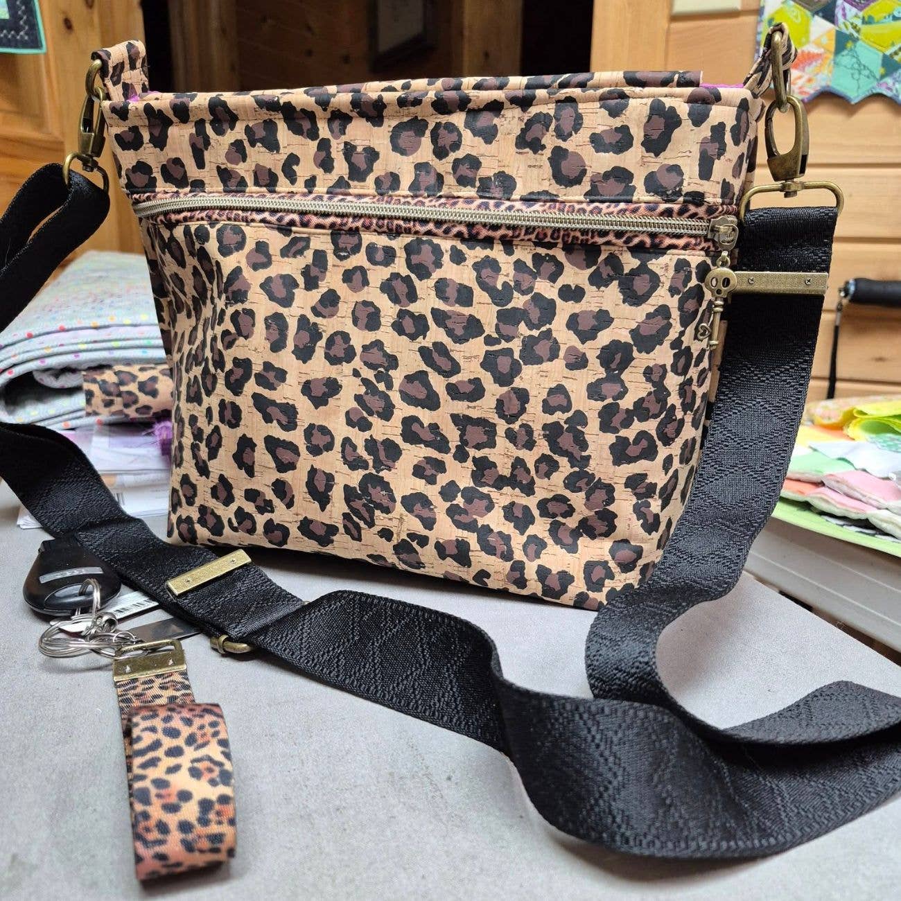 Sew Hungry Hippie Premium Black Jacquard Webbing Strap 1.5" Width - By the Yard