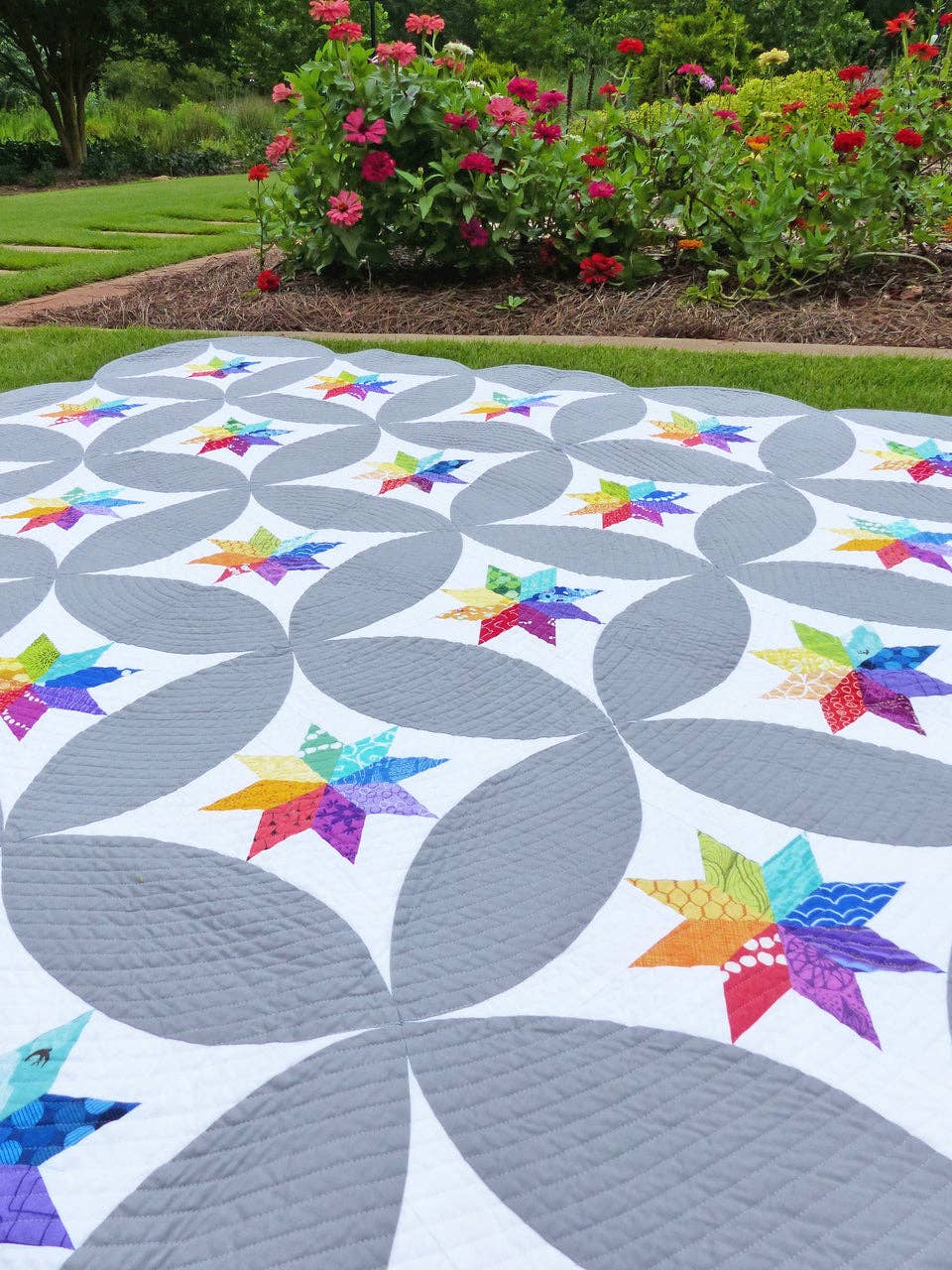 Celestial Orbs Quilt Pattern By Flying Parrot