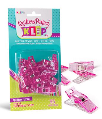 Quilter's Perfect KLIP Fabric Sewing Clips - Choose Color/Amount!
