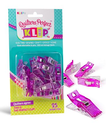 Quilter's Perfect KLIP Fabric Sewing Clips - Choose Color/Amount!