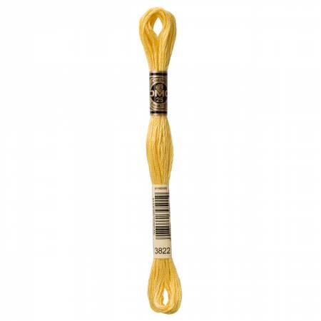 DMC Six Strand Embroidery Floss - 3819 - 3820 - 3821 - 3822 - 3823