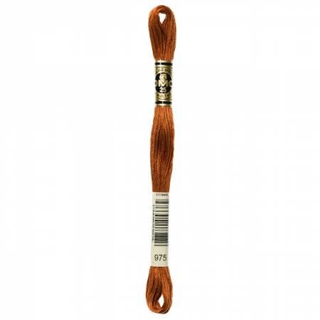 DMC Six Strand Embroidery Floss - 970 - 972 - 973 - 975 - 976 - 977