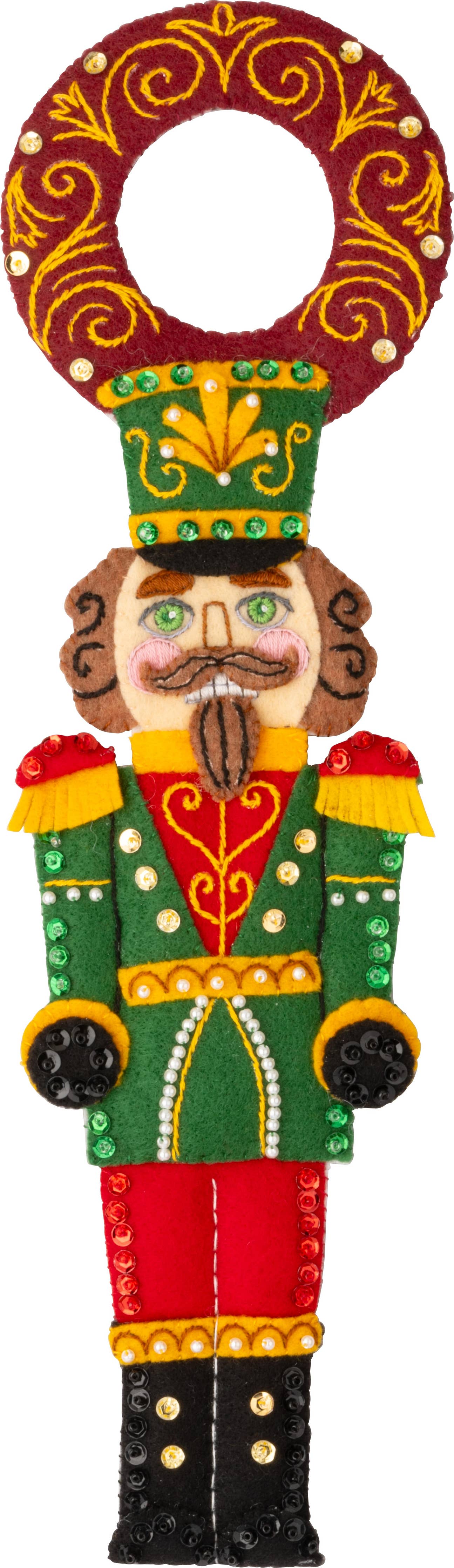 Bucilla ® Felt Home Decor Kit - Christmas Nutcracker Duo Door Hangers