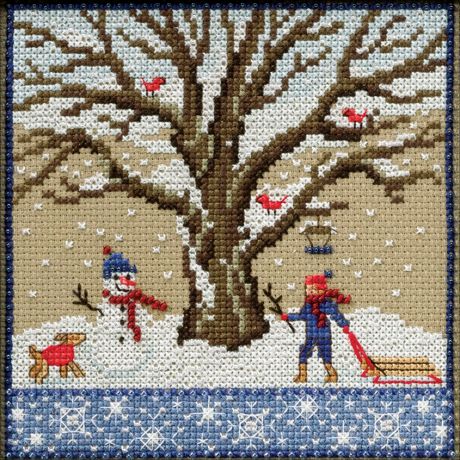 Mill Hill Counted Cross Stitch Kit - Winter Oak