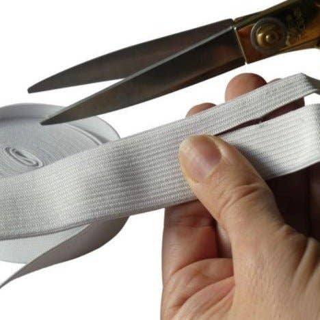 Madam Sew Fantastic Elastic - 5 Yards - Available in Two Colors - Choice of Black or White!