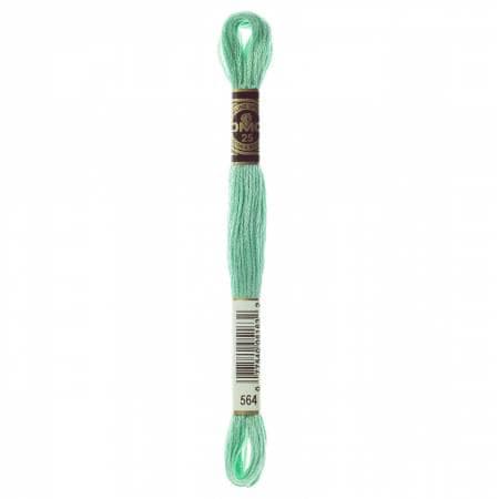 DMC Six Strand Embroidery Floss - 561 - 562 - 563 - 564 - 580 - 581 - 597 - 598